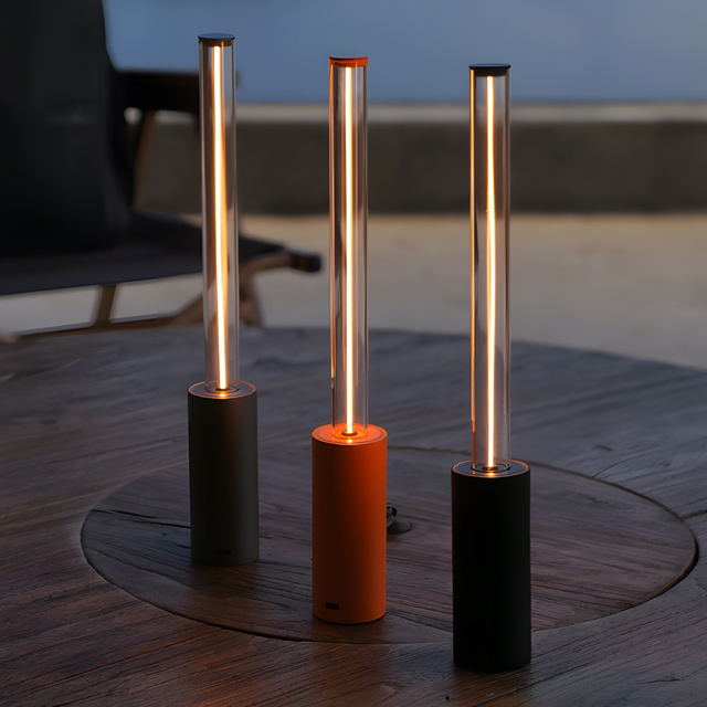 Nordic Creative Mini Delicate Portable Rechargeable Dimmable Touch LED Table Lamp with Breathing Mode for Restaurant Bedrooms