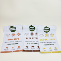 Sachets personnalisés en gros de qualité alimentaire avec fermeture éclair, fond plat, pour aliments pour chats et chiens, sachets anti-humidité pour friandises pour animaux de compagnie, pour chewing-gum