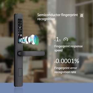 ट्या स्मार्ट वाई-फाई डिजिटल डोर लॉक कोड आरआईडी कार्ड स्मार्टफोन ऐप अनलॉक बायोमेट्रिक फिंगरप्रिंट इंटीरियर डोर होटल टलॉक - Product Image 2