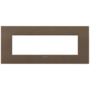 Vimar Matt Bronze Wall <b>Plate</b> 22.8 Cm Length For <b>Switches</b> - Product Image 1