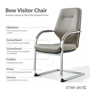 Silla de Cuero PU de Diseño Moderno 37760-2017B - Product Image 3