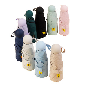 Mini Ombrello Portatile Manuale con Protezione UV UPF50+ per Sole e Pioggia, Doppio Uso, per Donne - Product Image 3