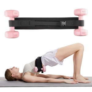 <span class=keywords><strong>Cintura</strong></span> Regolabile per Allenamento Glutei e Fianchi, Pad per Squat e Ponte, per Manubri e Kettlebell - Product Image 1