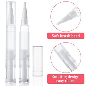 Bolígrafo transparente de plástico para blanqueamiento dental, envase cosmético giratorio, botella vacía para brillo labial, envase de maquillaje. - Product Image 3