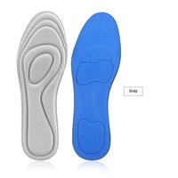 Semelles orthopédiques pour chaussures de course à pied, souples, de haute qualité, 4D, plates, en fibre de carbone, pour hommes