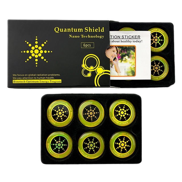 6PCS Harmonizing EMFS Protection Mobile Phone Quantum Shield Radiation Protection CHENYISHI Silicone Circular Radiation-Proof