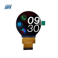 Layar LCD Mini Bulat Panel SPI+RGB18-bit 480x480 2.1 inci Modul LCD TFT