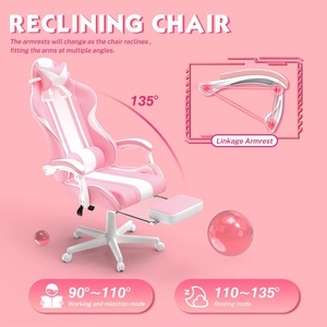 Muestra gratis precio barato bebé rosa sillas de juegos <span class=keywords><strong>para</strong></span> adultos carreras PC <span class=keywords><strong>Gamer</strong></span> silla masaje Lindo juego Silla de <span class=keywords><strong>escritorio</strong></span> <span class=keywords><strong>para</strong></span> las <span class=keywords><strong>niñas</strong></span> - Product Image 6