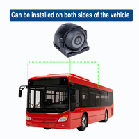 Cámara de Reversa AHD 720P 1/2.9 CMOS, Carcasa Metálica Impermeable, Visión Nocturna IR, Monitoreo de Seguridad Vehicular, DC 12V