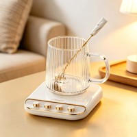 Chauffe-tasse électrique intelligent pour café, lait, thé – Plaque chauffante pour boissons, idéal bureau et maison
