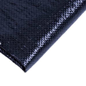 Tapis de paillage agricole en tissu non tissé aiguilleté PP noir avec ligne verte pour le contrôle des mauvaises herbes et la protection des arbres - Product Image 2