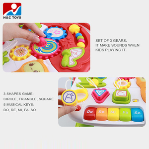 Set Multifunzione 2 in 1 per Bambini: Tavolo Didattico e <span class=keywords><strong>Girello</strong></span> Musicale Sicuro - Product Image 5