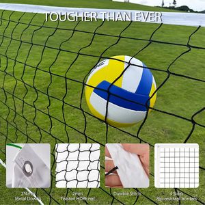 <span class=keywords><strong>Filet</strong></span> <span class=keywords><strong>de</strong></span> <span class=keywords><strong>volley</strong></span>-ball professionnel pour extérieur, haute résistance, 32x3FT, résistant aux intempéries, pour jardin, piscine, plage - Product Image 4