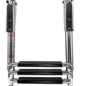 折叠3步船梯船用伸缩梯圣辉船用316不锈钢银纸箱包装可接受CN;SHN - Product Image 4