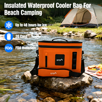 Sac isotherme isolé étanche Portable pour les activités de plein air souple TPU thermique pour la pêche Camping randonnée pique-niques jours de plage