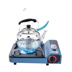 Portable Aluminum Picnic Camping Cooking Manual Mini <b>Gas</b> Burner Folding Single-cooker Cooktop Stove with Electronic <b>Ignition</b> - Product Image 1
