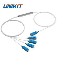 Tubo de acero SM de 0,9mm, divisor PLC de fibra óptica con conector SC/UPC, 1X4, 1x8, 1X16, tipo Mini, 4 puertos, el mejor precio