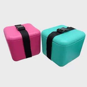 Outdoor gelo refrigerador sacos moda borracha bolsas armazenamento portátil caixa cooler sacos