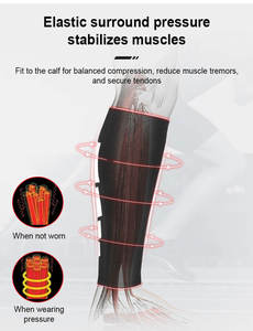 Manchons de compression pour le football, antidérapants, respirants, élastiques, pour le soutien des mollets et des tibias - Product Image 5