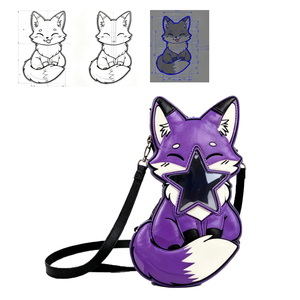 Épingles d'anime personnalisées affichage école <span class=keywords><strong>Cosplay</strong></span> Faux cuir végétalien multi-usages Ita sac à dos - Product Image 4