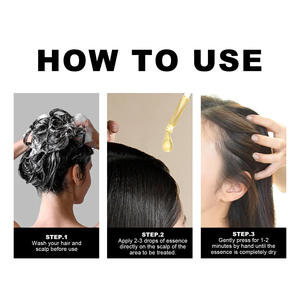 Suero orgánico de biotina natural para el crecimiento del cabello Etiqueta privada Tratamiento del cuero cabelludo Fórmula de aceite Engrosamiento del cabello concentrado - Product Image 3