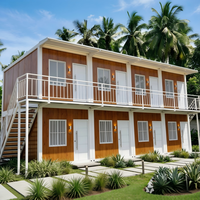 Maison préfabriquée pliable de 20 pieds, conteneur modulaire compact pour camping, réfugiés, hôtel, atelier
