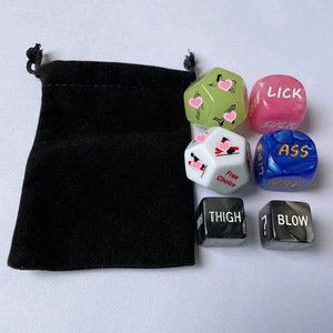 Juego de Dados Sexuales para Adultos, 6 Piezas, F4440, Luminosos en Inglés, para Parejas, Juguete Sexual para Coquetear - Product Image 3