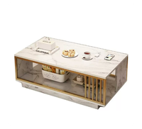 Table basse de luxe léger, minimaliste, petite, style Instagram, table à thé pour balcon, rangement domestique, table basse pour petit appartement