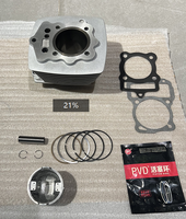 Kit Cylindre Authentique Zongshen CG200 4 Soupapes 4 Temps Refroidi par Eau et Air pour Moto et Tricycle à Charge Lourde