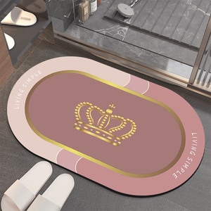 Bắc Âu Chất Lượng Tùy Chỉnh Thiết Kế Hiện Đại Phong Cách Phòng Tắm Thảm Thiết Lập Mềm Mại Thấm Thảm Tự Nhiên Hình Dạng Hình Bầu Dục Máy Làm - Product Image 6