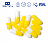 Capsules vides en gélatine bovine de qualité pharmaceutique Wecaps, couleur personnalisée, avec impression linéaire/circulaire/personnalisée