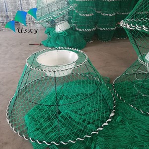 Nuova Trappola per Aragoste Pieghevole per Acque Profonde, Rete a Cerchio Grande in HDPE, Robusta e Assemblabile, Attrezzatura per Pesca in Acque Profonde - Product Image 3