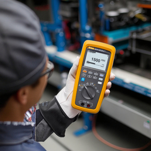 Multímetro Digital Inalámbrico con Pinza Amperimétrica para Energía Solar 283FC/PV, con Registro de Datos, Pantalla de 3 Dígitos y Temperatura - Product Image 1