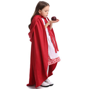 <span class=keywords><strong>Petit</strong></span> <span class=keywords><strong>chaperon</strong></span> <span class=keywords><strong>rouge</strong></span> Cosplay Costume Fantasia enfants filles carnaval fête classique jeu de rôle déguisement cape - Product Image 3