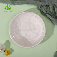 SUMKOKA Bols à salade en bagasse compostables sans PFAS 24oz 32oz 40oz Emballages alimentaires jetables