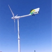 Windspot 3KW 3 phases AC PMA à entraînement direct solaire/système de liaison de grille éolienne à pas variable avec générateur 4KW HLD 4M