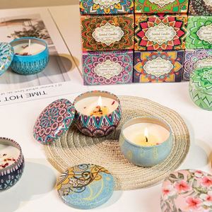 Vela Aromática de Soya Hecha a Mano con Caja de Regalo Creativa, Vela para Interiores Sin Humo para Promoción de Año Nuevo - Product Image 3