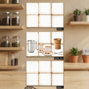 Vistaar Glossy Digital Gray <b>Bricks</b> 30x45 3D Kitchen Bathroom Ceramic Wall Tile 300x450mm Coffee Design Polished Outdoor Hall - Product Image 1