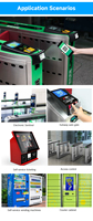 Lecteur de codes-barres 2D à montage fixe DP5363, lumière blanche, lecteur de codes QR pour téléphone, interface Wiegand et TTL, en stock, prêt à l'emploi