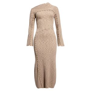 Robe pull à manches longues pour femme, style designer, nouvelle collection automne-hiver - Product Image 5