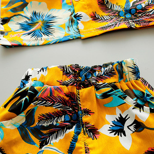 ชุดเสื้อผ้าเด็กเสื้อยืดพิมพ์ลายครึ่งกางเกงแฟชั่น - Product Image 6
