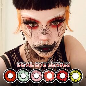Pseyeche Cosplay lenti a contatto all'ingrosso lenti a contatto con gli occhi colore Les lentiles Pour Les Yeux Lentes De contatto Halloween - Product Image 6