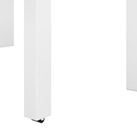 Bureau d'ordinateur extensible moderne minimaliste en chêne blanc, gain de place, avec rangement en MDF, conforme aux normes EN71 et ASTM D6007, fabrication OEM.