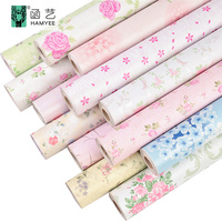 Fabricant de papier peint floral autocollant pour décoration d'intérieur pour bébé fille