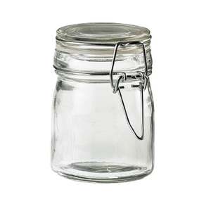 Barattolo di vetro con coperchio ermetico 9 cm x diametro 6.5 cm 150 ml - Product Image 1