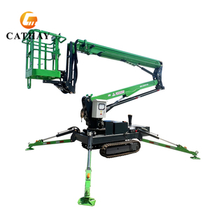 Plataforma Elevadora Araña sobre Orugas <span class=keywords><strong>de</strong></span> 10-24m y 227kg con Certificación CE ISO para <span class=keywords><strong>Limpieza</strong></span> <span class=keywords><strong>de</strong></span> Cristales <span class=keywords><strong>en</strong></span> <span class=keywords><strong>Altura</strong></span> - Product Image 5