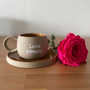 2025 in 300 ML personalizzato stampato caffè tazza da tè e piattino all'ingrosso regalo <span class=keywords><strong>tazze</strong></span> <span class=keywords><strong>Vintage</strong></span> in ceramica - Product Image 3