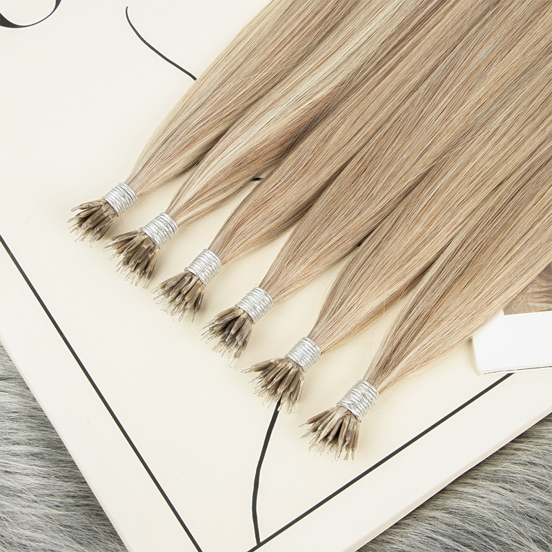 Mix Color Nano Tip Hair Extensions