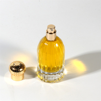 Bouteille de parfum personnalisée en gros, flacon cylindrique vide à col serti, vaporisateur de parfum 50ml 100ml, en verre avec sérigraphie, diffuseur à bâtonnets
