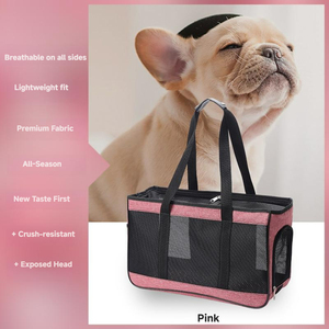 Kediler ve küçük köpekler için seyahat Tote evcil hayvan taşıyıcı kaymaz taban kolay temiz katlanabilir tasarım - Product Image 4